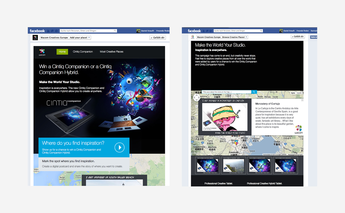 Wacom - Creative Places Social Media - Teaserbild