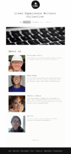 Lived Experience Writers Collective – Website – Mitglieder