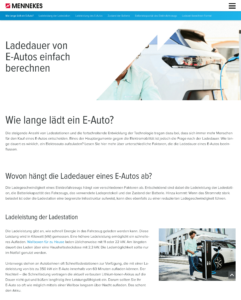 Mennekes – Website – Ratgeber – E-Auto Ladedauer