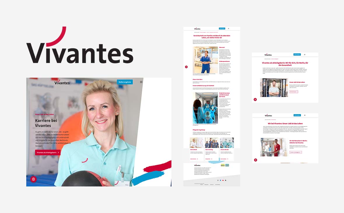 Vivantes – Karriereseite – Teaserbild